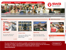 Tablet Screenshot of en.swb-busundbahn.de